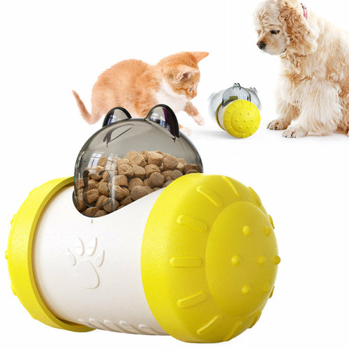 Interactive Treat-Dispensing Ball for Dogs & Cats