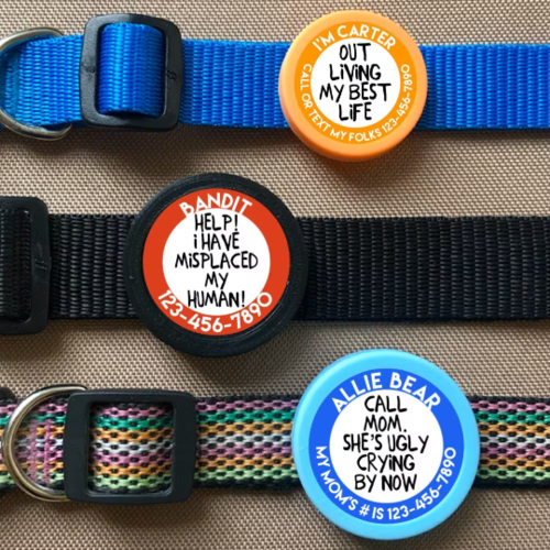 Personalized Silent Twist-On Pet Tag