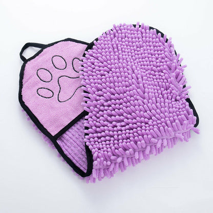 Quick-Drying Pet Bath Towel for Dogs & Cats