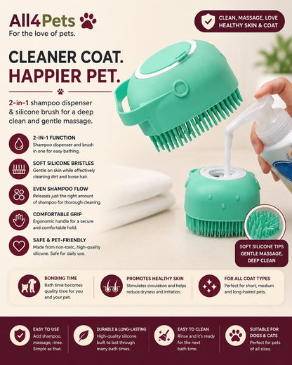Pet Shampoo Massager