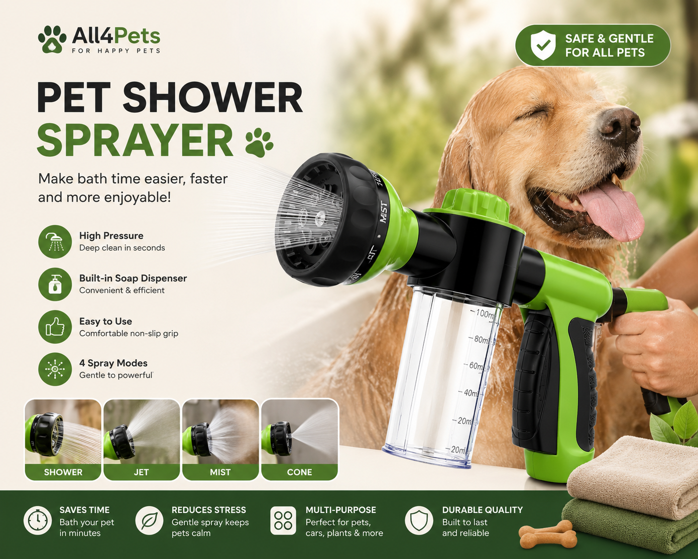 Pet Shower Sprayer