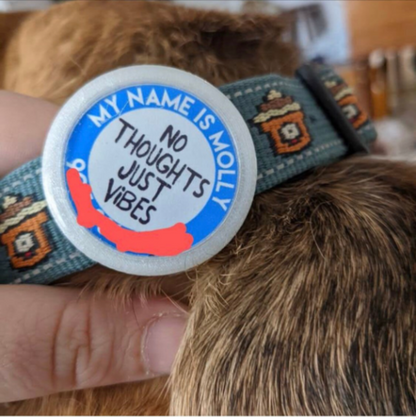 Personalized Silent Twist-On Pet Tag