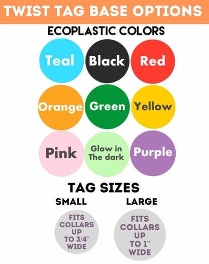 Ziggy Stardust Eco-Friendly Silent Pet ID Tag